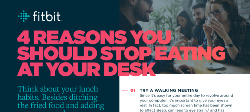 Image for Employee Health & Wellness: 4 Reasons You Should Stop Eating At Your Desk